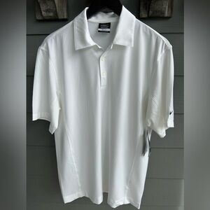 Nike Sphere Dry Diamond White Men’s Golf Polo Shirt Size Small  NWT